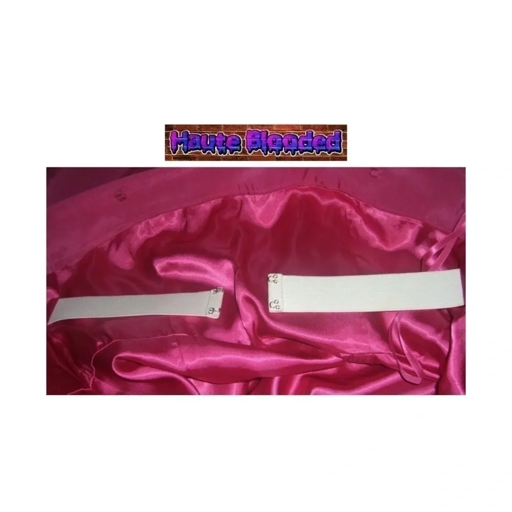 J Crew Silk Dress Pink Barbiecore Ribbon Empire Waist Wedding Coquette Glam y2k